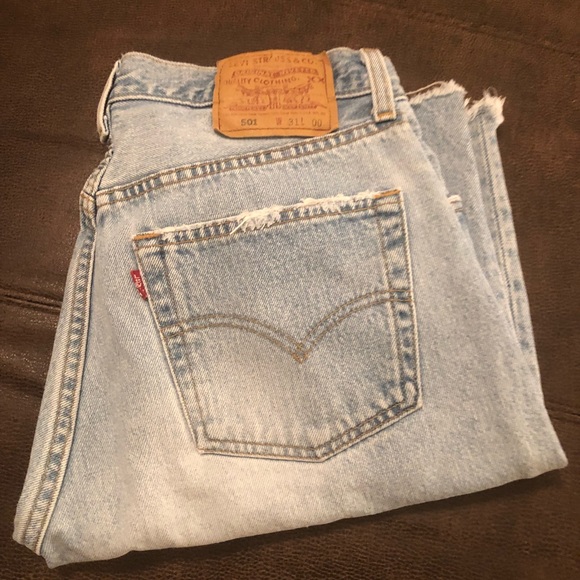 Levi's Denim - Levi’s 501 Cutoff Vintage Jeans Shorts